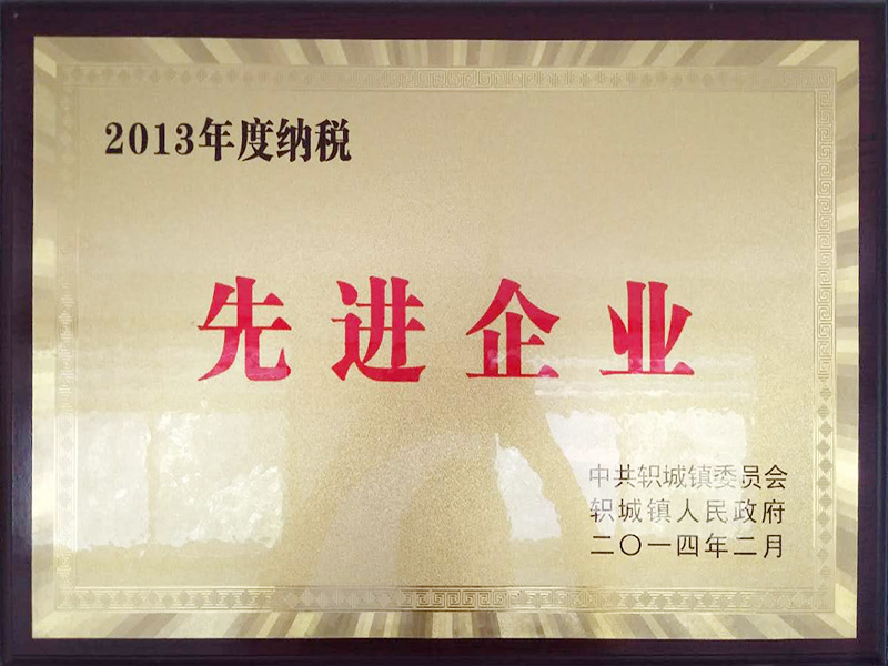 2013年度納稅先進企業